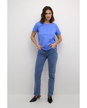 Kaffe T-Shirt Regular Fit - Blau