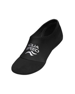 Aqua-Speed Herren Damen Schwimm-Socken - Schwarz