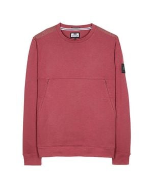 Weekend Offender Wochenendtäter Asmara Herren Oxblood -Pullover - Pink