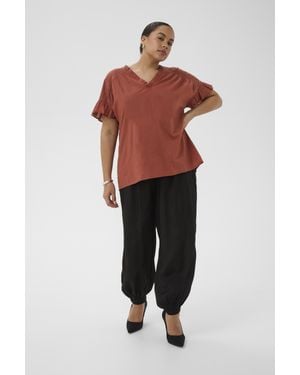 Kaffe Ärmellose Bluse Kcvaleria Ärmellose Bluse Regular Fit - Braun