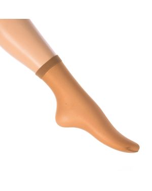 Jolie Folie Transparente Halbhohe Socken 2444 Frauen - Natur