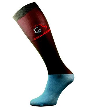 Comodo Femme Chaussettes Equitation - Schwarz