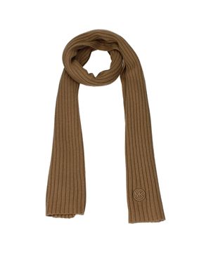 Michael Kors Brauner Polyester-Schal - Natur