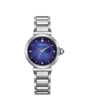 Citizen L May Bells Damen Silberne Uhr Em1060-87L - Mettallic
