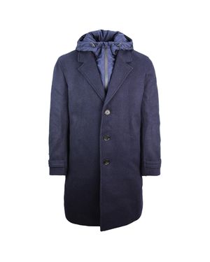 Lacoste Trench Mantel - Blau
