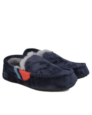 Original Penguin Chausson Moccasin Bedhead Pour Homme En Bleu - Blau