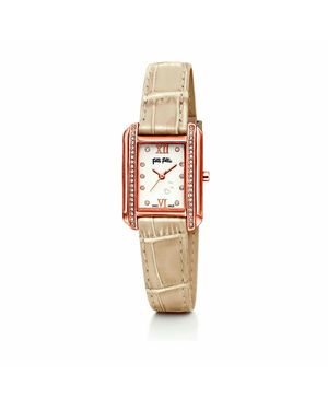 Folli Follie Damenuhr Quartz Rosegold - Weiß