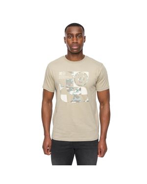 Duck and Cover "Camshapes" T-Shirt Für Herren (Salbei) - Natur