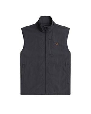 Fred Perry Anchor Graue Weste Herren - Blau