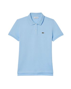 Lacoste Poloshirt Für Damen, Kurzgröße - Blau