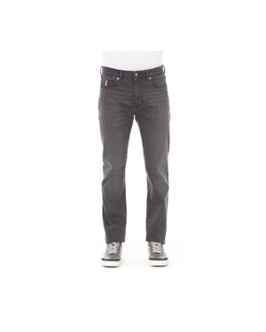 Baldinini Normale Baumwolljeans - Grau