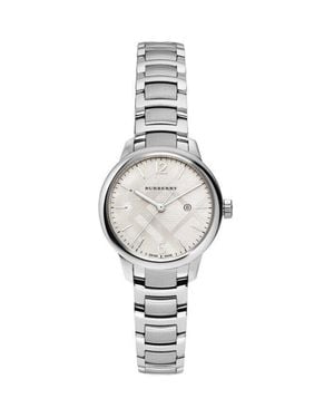 Burberry Bu10108 The Classic 32Mm Gehäuse Damenuhr - Mettallic