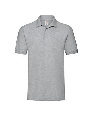 Fruit Of The Loom "Premium" Poloshirt Für Herren (Athletisch) - Grau