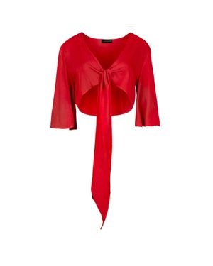 Conquista Rotes Bolero-Top