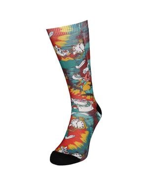 Vans Off The Wall X Disney Lange Gedruckte Socken - Mehrfarbig
