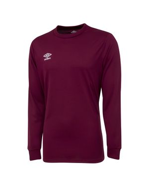 Umbro "Club" Trikot Für Herren Langärmlig (Weinrot) - Lila