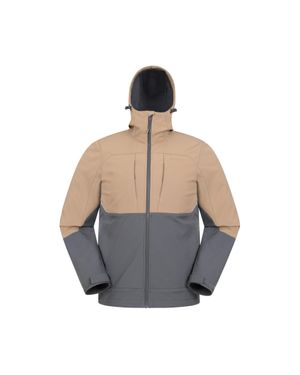 Mountain Warehouse "Elements" Softshelljacke Winddicht Für Herren - Grau
