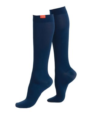 VIM & VIGR Abgestufte Kompressionssocken Für 15-20 Mmhg Mit Feuchtigkeitstransportierendem Nylon - Blau