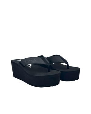 Bench Vacay Damen Schwarze Flip-Flops - Blau