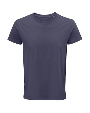 Sol's "Crusader" T-Shirt, Aus Biologischem Anbau Für Herren (Mausgrau) - Blau