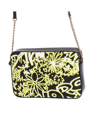 Michael Kors Graffiti Crossbody Tasche 35T9Gf7C3T Frau - Gelb