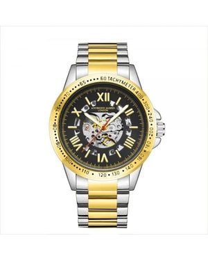 Anthony James Handmontierte Limited Edition Techtonic Automatic Two Tone Watch - Weiß