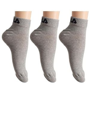 Fila 3Er-Pack Knöchelsocken Für Herren Und Damen F9300 - Grau