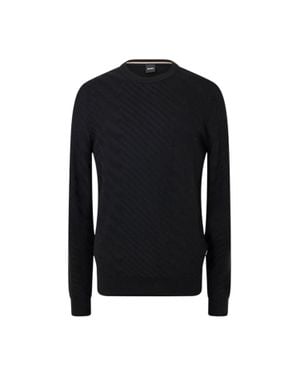 BOSS Oberteil Für Herren, Jerseyware, Regulär - Schwarz