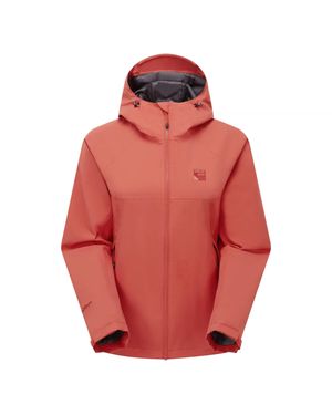 Sprayway Damen Leichte Wasserdichte Kapuzenjacke Mit Reißverschluss Für Wandern - Rot