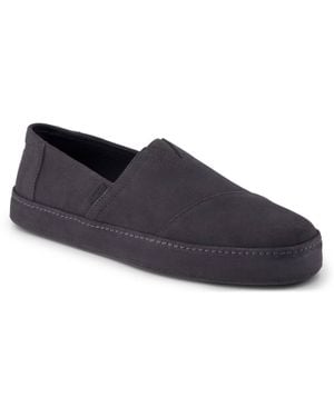 TOMS Alpargata Premium Leder Herren Espadrilles - Blau