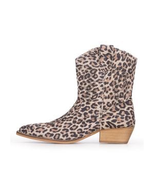PS Poelman Moco Damen-Stiefeletten - Braun
