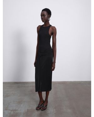 SÉLONE Kael Contour Dress - Black