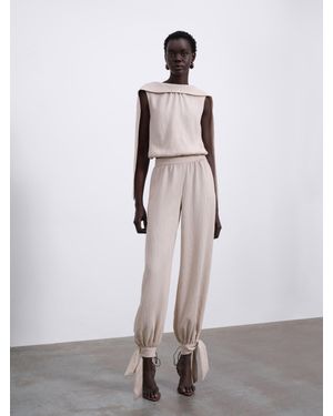 SÉLONE Selis Balloon Trousers - Natural