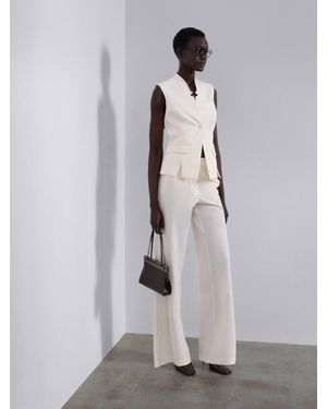 SÉLONE Lora Tailored Trousers - White