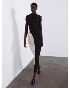 SÉLONE Elys Sculptural Dress - Black