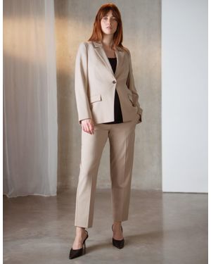 Seraphine Tapered Maternity Work Trouser - Brown