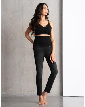 Seraphine Organic Post-Maternity Shaping Jeans - Black