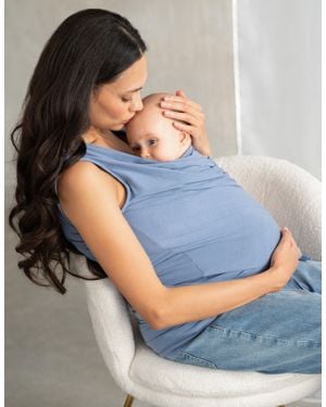 Seraphine Slate Cotton Skin To Skin Top - Gray