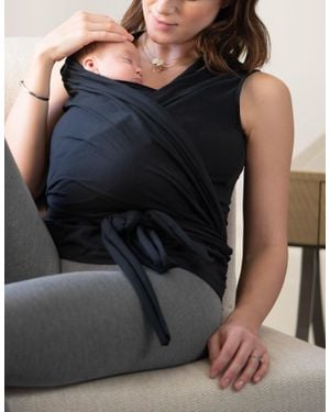 Seraphine Sleeveless Cotton Skin To Skin Top - Black