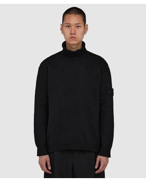 Stone Island Turtleneck Sweater - Black