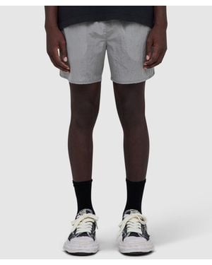 Cole Buxton Mini Logo Swim Short - Grey