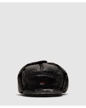 NANGA Mountain Lodge Down Ear Flap Cap - Black