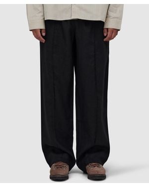 MKI Miyuki-Zoku Linen Wide Leg Pant - Black