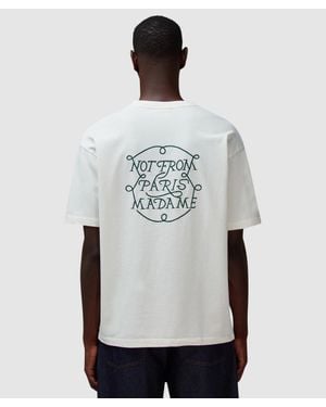 Drole de Monsieur Tresses Slogan T-Shirt (Off - White