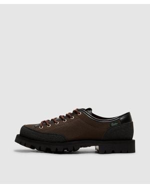 Paraboot Montana Shoe (Canvas Ebony - Brown