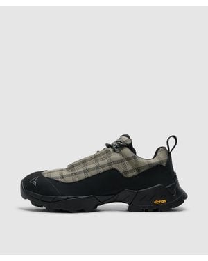 ROA Katharina Hiking Trainer (Taupe/ Check - Black
