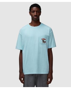 Drole de Monsieur Parasol T-Shirt (Light - Blue