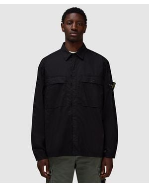 Stone Island Tela Paracadute Overshirt - Black