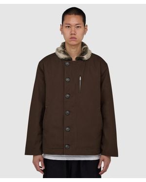 FRIZMWORKS Edgar N-1 Deck Jacket - Brown
