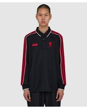 adidas SPZL Spzl Manchester United Fc Polo Shirt - Black